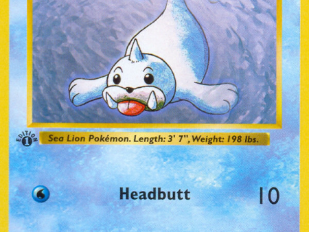 Seel (41 102) (Shadowless) [Base Set 1st Edition] For Sale