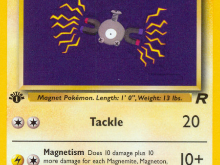 Magnemite (60 82) [Team Rocket 1st Edition] Discount