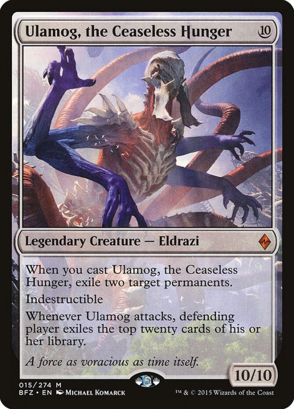 Ulamog, the Ceaseless Hunger [Battle for Zendikar] Cheap