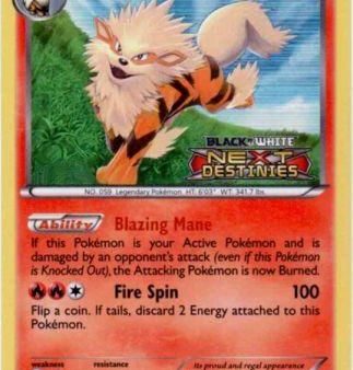 Arcanine (12 99) (Prerelease Promo) [Black & White: Black Star Promos] For Discount