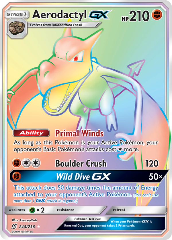 Aerodactyl GX (244 236) [Sun & Moon: Unified Minds] Cheap