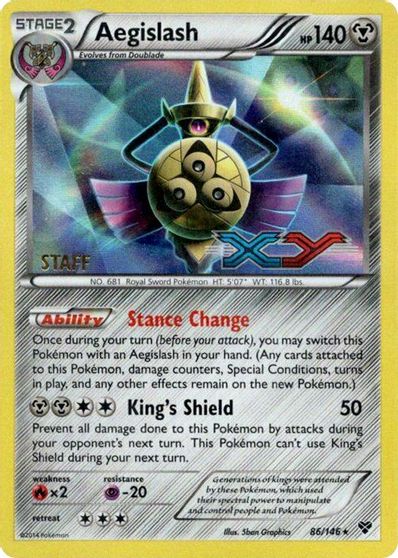 Aegislash (86 146) (Staff Prerelease Promo) [XY: Black Star Promos] Online