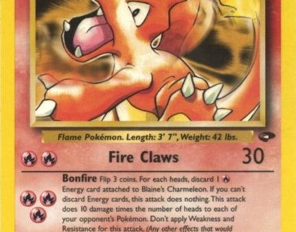 Blaine s Charmeleon (31 132) [Gym Challenge Unlimited] Online Hot Sale