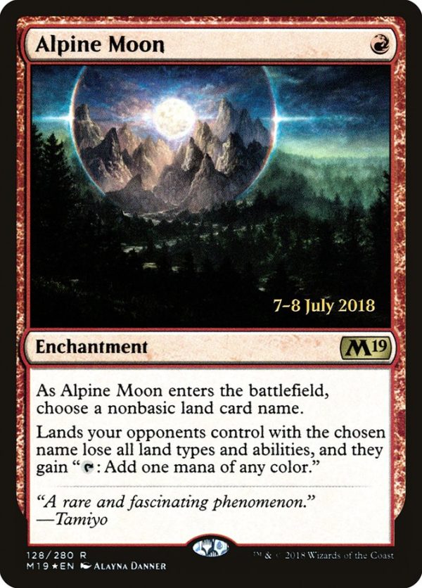 Alpine Moon [Core Set 2019 Prerelease Promos] For Cheap