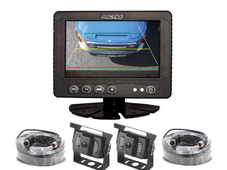 Backup Camera Kit with 5  LCD Monitor and Two Cameras | STSK5265 on Sale