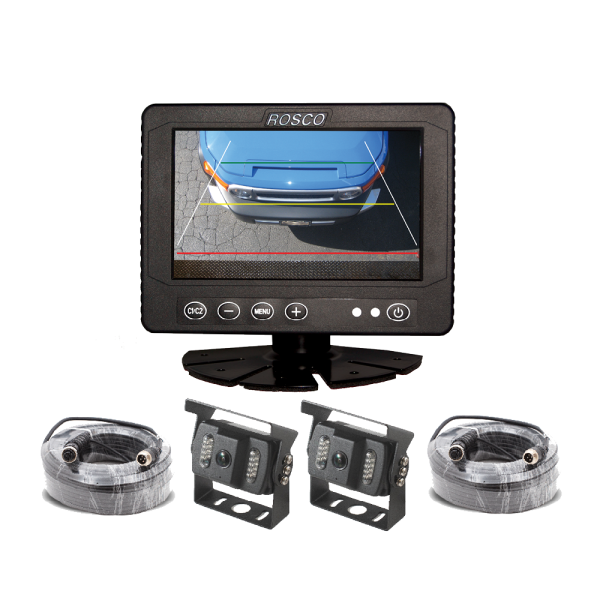 Backup Camera Kit with 5  LCD Monitor and Two Cameras | STSK5265 on Sale