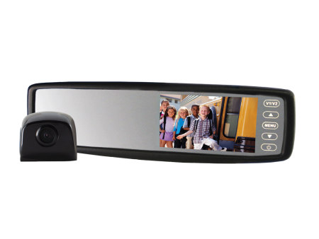 MOR-Vision® 4.3  Rearview Mirror Monitor Backup Camera (Black) | STSK4530B Online Sale