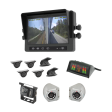 3 Camera System with 7  Monitor and 6 Backup Sensors | STSK7145BSSK Online Sale