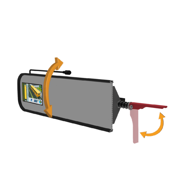 6x30  AHD LCD Mirror Monitor for MOR-Vision® with Leverlock | STSM630HDLLA Online