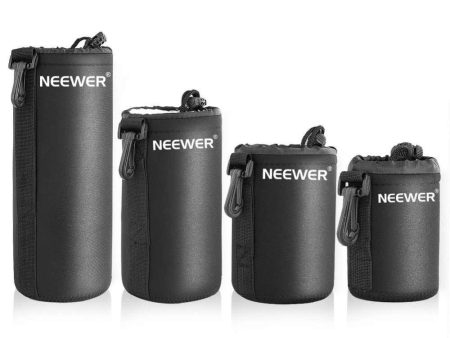 Neewer Camera Lens Bag Drawstring Bag with S M L XL Size for Canon Sony Nikon Lens Hot on Sale