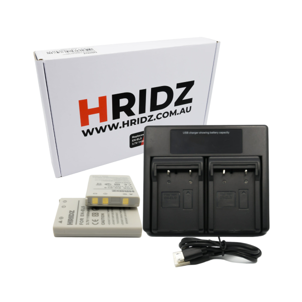 HRIDZ EN-EL5 Battery & Charger Set For Nikon Coolpix 3700 4200 5200 5900 7900 E3700 P5000 For Cheap