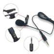 Hridz 3.5mm Clip-on Lapel Lavalier Microphone for Mobile Phone Hot on Sale