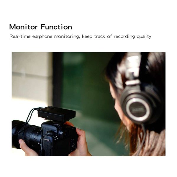 EYK EW-C100 Camera Mic Wireless Lavalier Microphone for Vlog Live Stream Hot on Sale