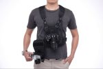 Dual Multi Camera Carrier Chest Harness Vest with Mounting Hubs For Sale