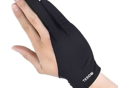 Terow Artist Glove Australia for Drawing Tablet 2 finger Anti-Fouling Both for Right Left Hand Online Hot Sale