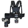 Dual Multi Camera Carrier Chest Harness Vest with Mounting Hubs For Sale