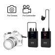 EYK EW-C100 Camera Mic Wireless Lavalier Microphone for Vlog Live Stream Hot on Sale