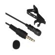 Hridz 3.5mm Clip-on Lapel Lavalier Microphone for Mobile Phone Hot on Sale